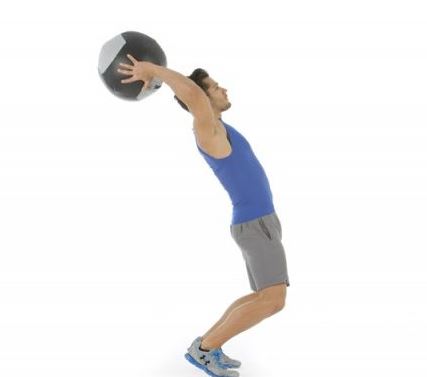 Mejorar el lanzamiento de balón medicinal, ejercicios específicos.