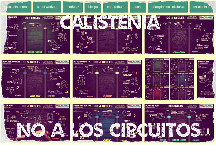 Circuito en calistenia todo lo que necesitas saber