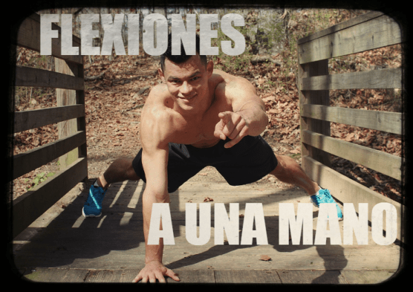 La lagartija a un brazo es un ejercicio que requiere mucha fuerza