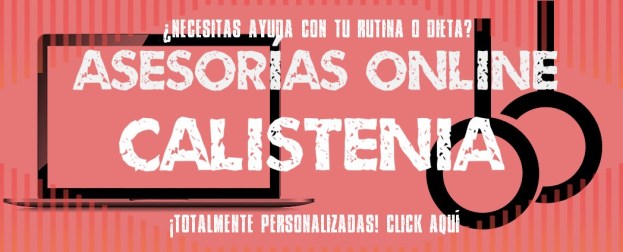 Asesorías online de calistenia y mi web