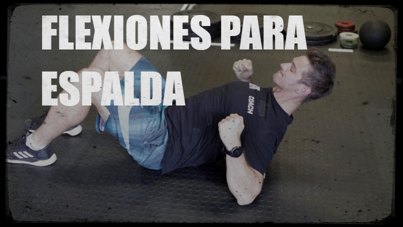 Back widow para espalda, flexión